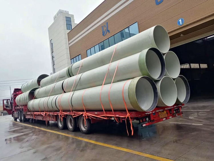 新疆玻璃钢连续缠绕夹砂管_市政雨污分流管网用管